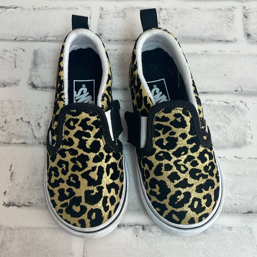 Leopard Toddler Slip-ons
